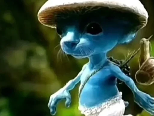 The Smurf Cat: A Funny Meme Character, Smurf Cat Background