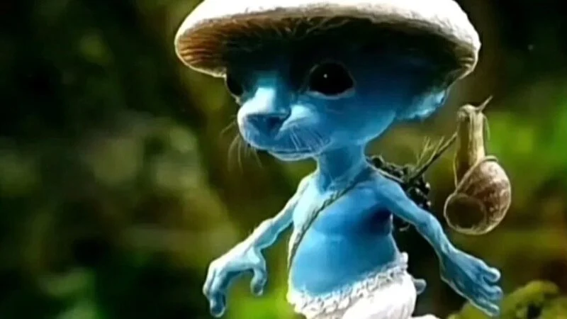 The Smurf Cat: A Funny Meme Character, Smurf Cat Background