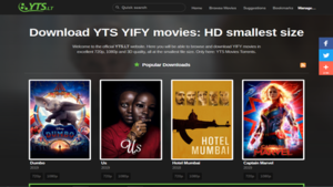 YTS: Home of YIFY Movies Needs to be Enhance