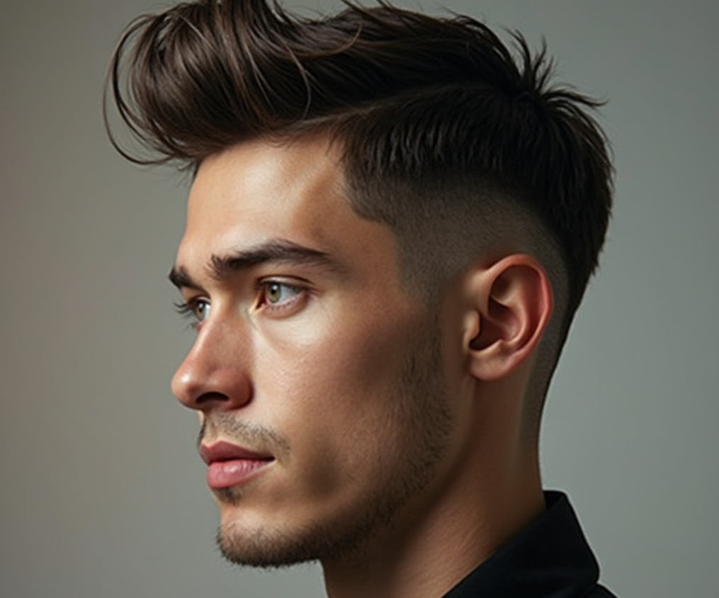 Oval Face Shape: Mullet Fade